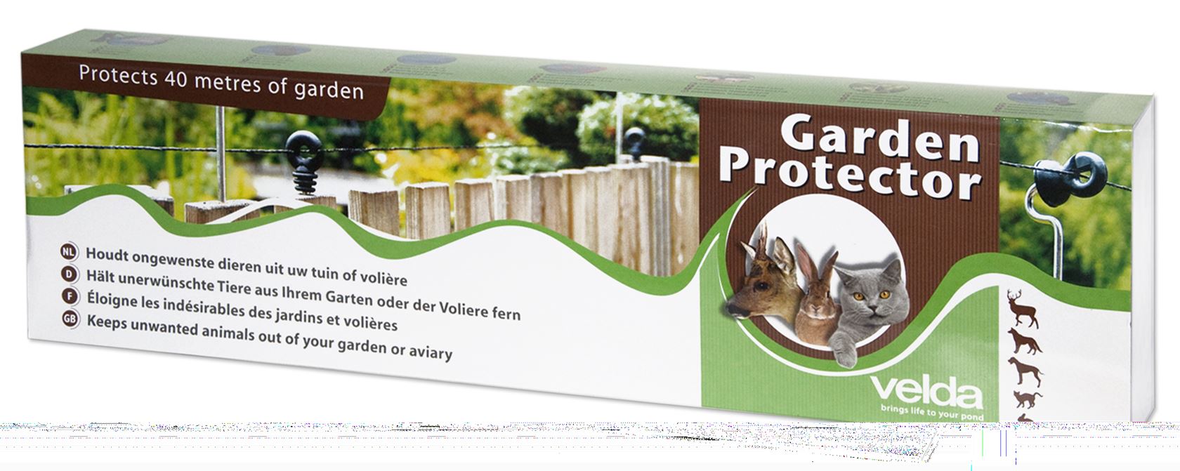 Velda Garden Protector - 40 lopende meter schrikdraad om de tuin te beschermen tegen indringers