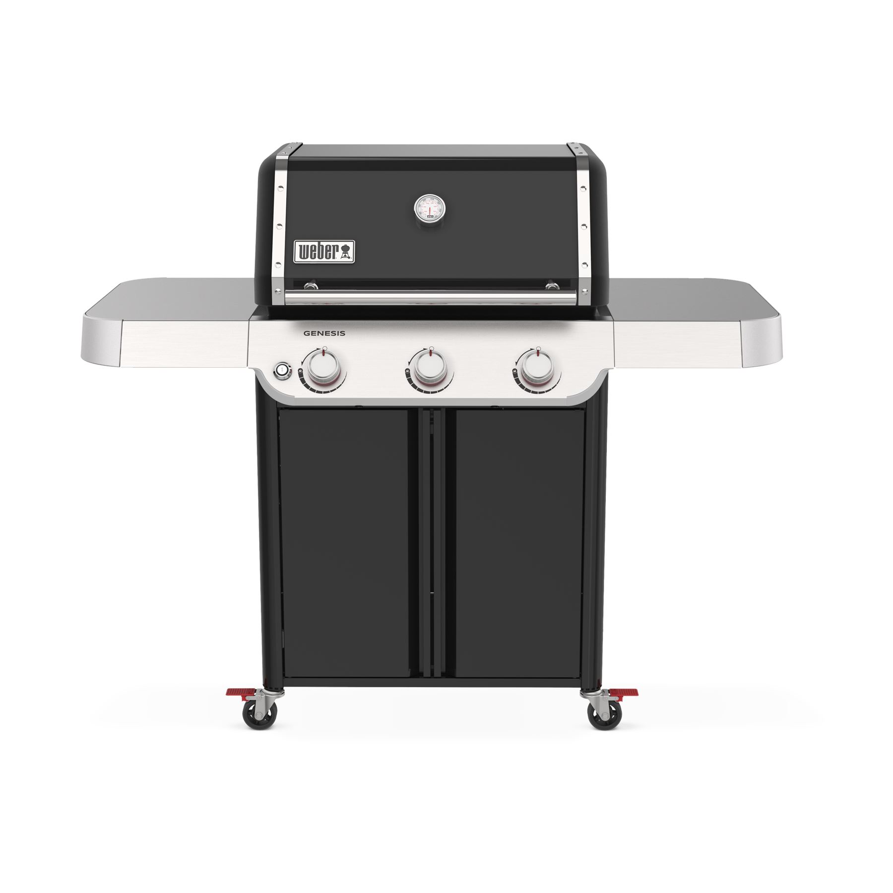 Weber Genesis E-315 LP Gasbarbecue Zwart - Drie Branders, Flavorizer Bars en Vetopvangsysteem voor de Ultieme BBQ Ervaring
