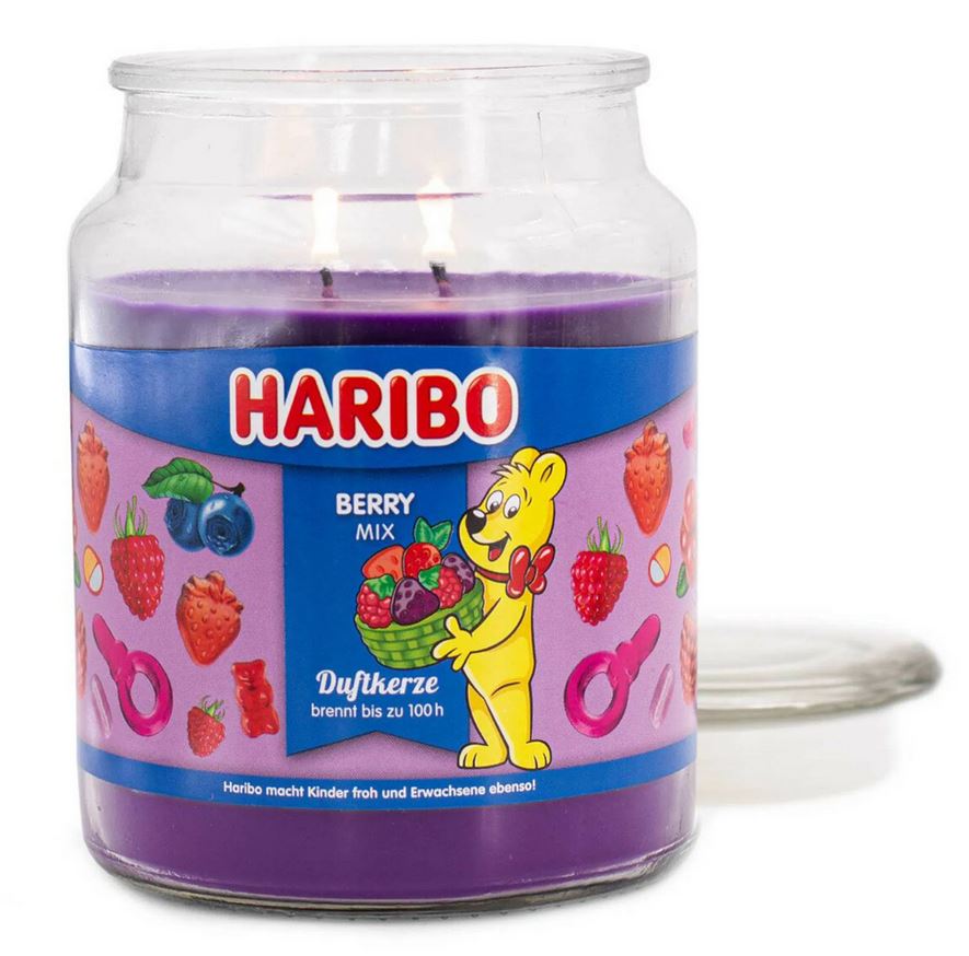 Haribo geurkaars - Berry Mix - groot afbeelding