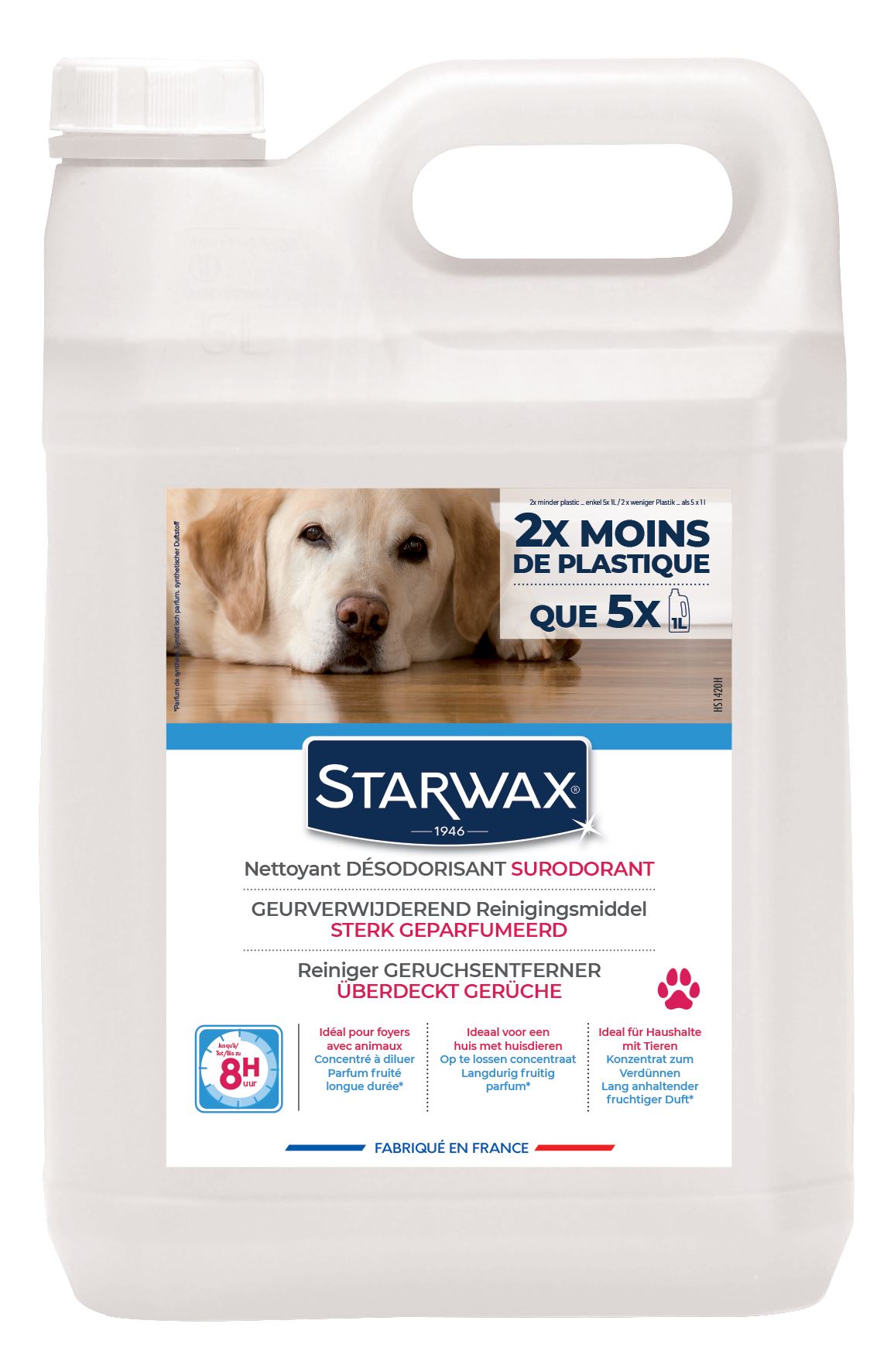 Starwax Geurverwijderend Reinigingsmiddel - 5L - Sterk Geparfumeerd