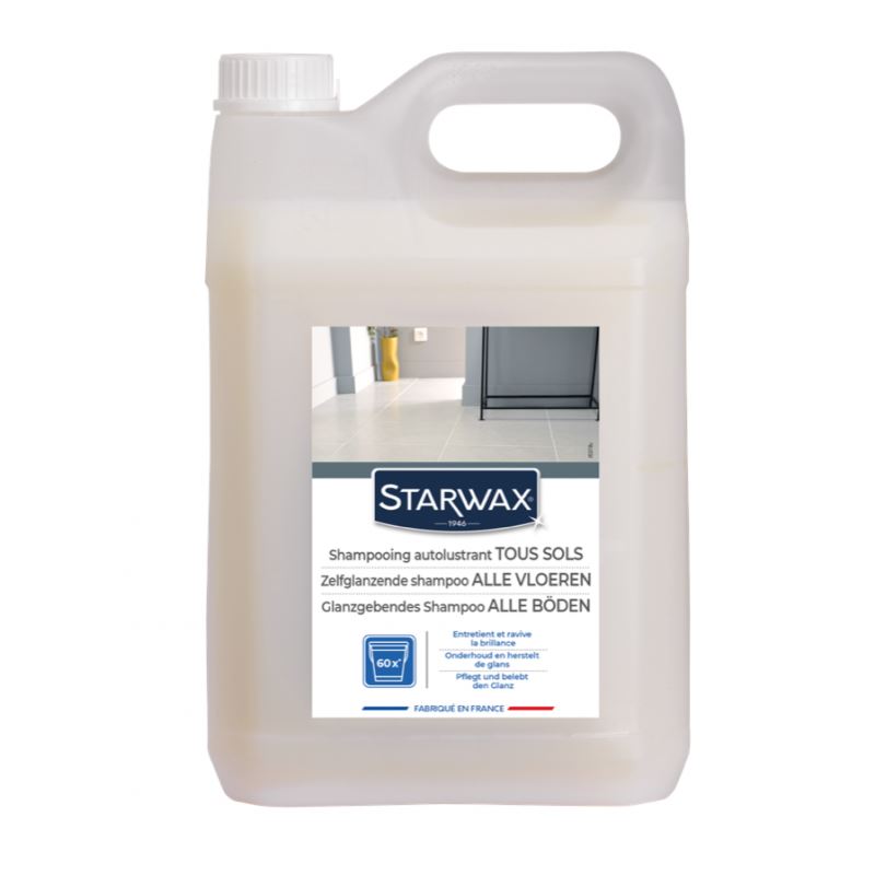 Starwax glanzende shampoo voor tegelvloeren - 5L afbeelding
