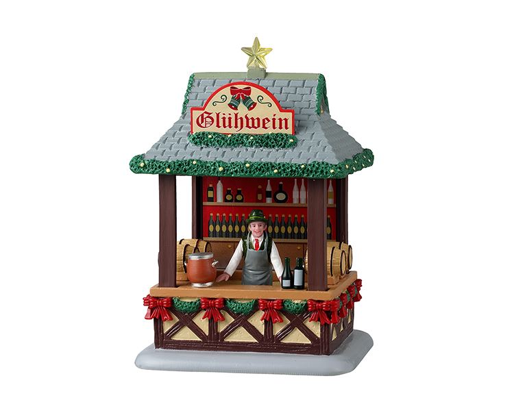 Lemax - 'Gluhwein Booth' - Tafelstuk