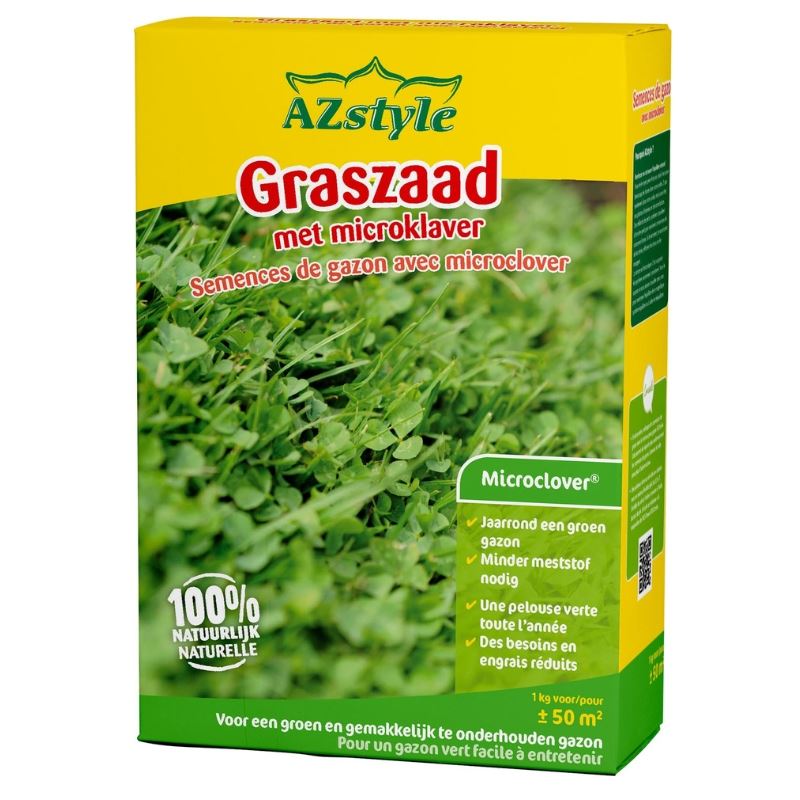 Ecostyle Graszaad 1kg voor 50m² - met Microklaver afbeelding