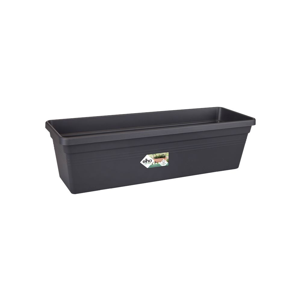 elho Balkonbak green Basics  80 - Living black (Zwart) - 79 x 17 x H 14 cm afbeelding