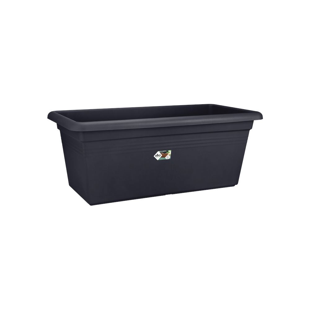 elho Green Basics Garden Xxl 80 - Living black (Zwart) - L 77 x B 39 x H 35 cm - Ideaal voor buiten - 100% gerecycled afbeelding