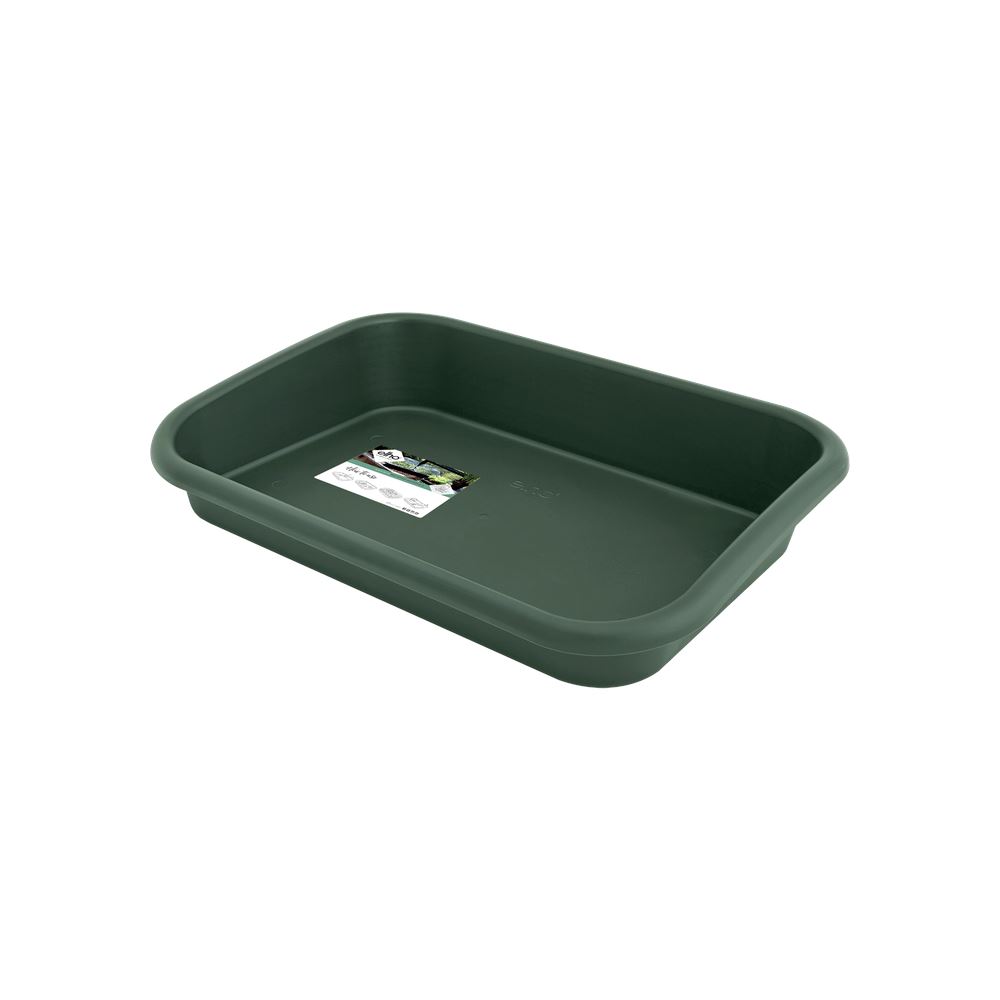 elho Tuintray 59 - Green Basics - Groen - 59cm x 42cm x 11cm afbeelding