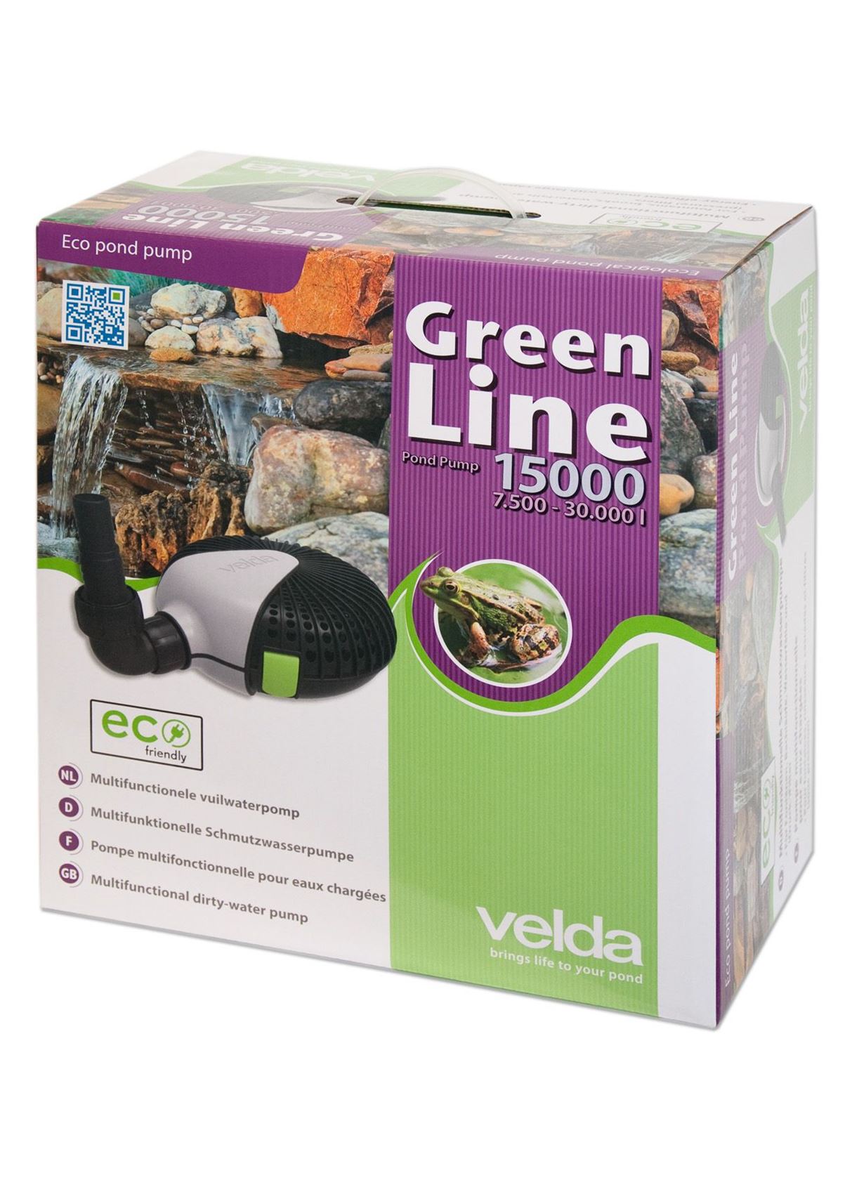 Velda Green Line 15000 - energiezuinige vijverpomp afbeelding