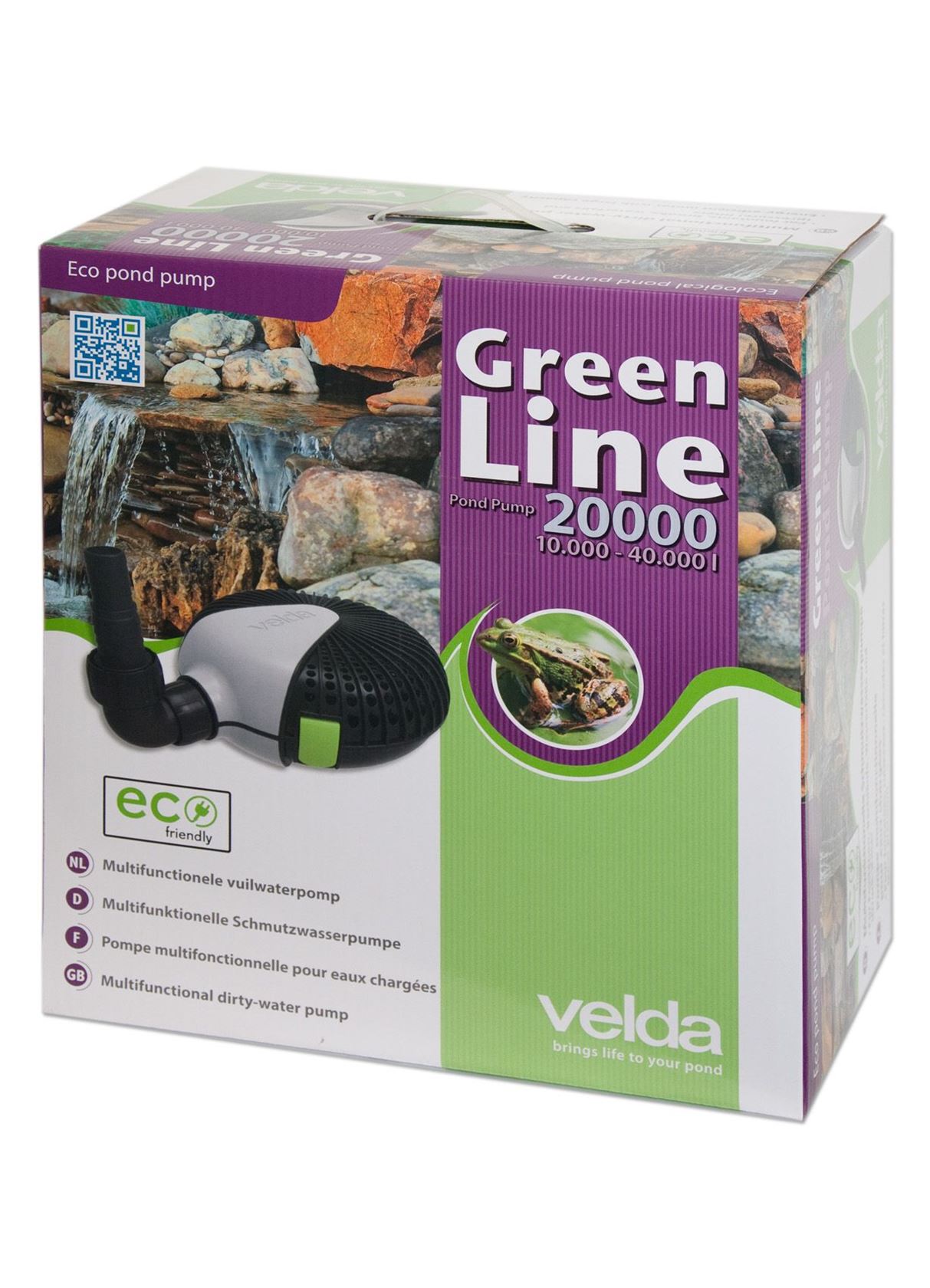 Velda Green Line 20000 - energiezuinige vijverpomp afbeelding