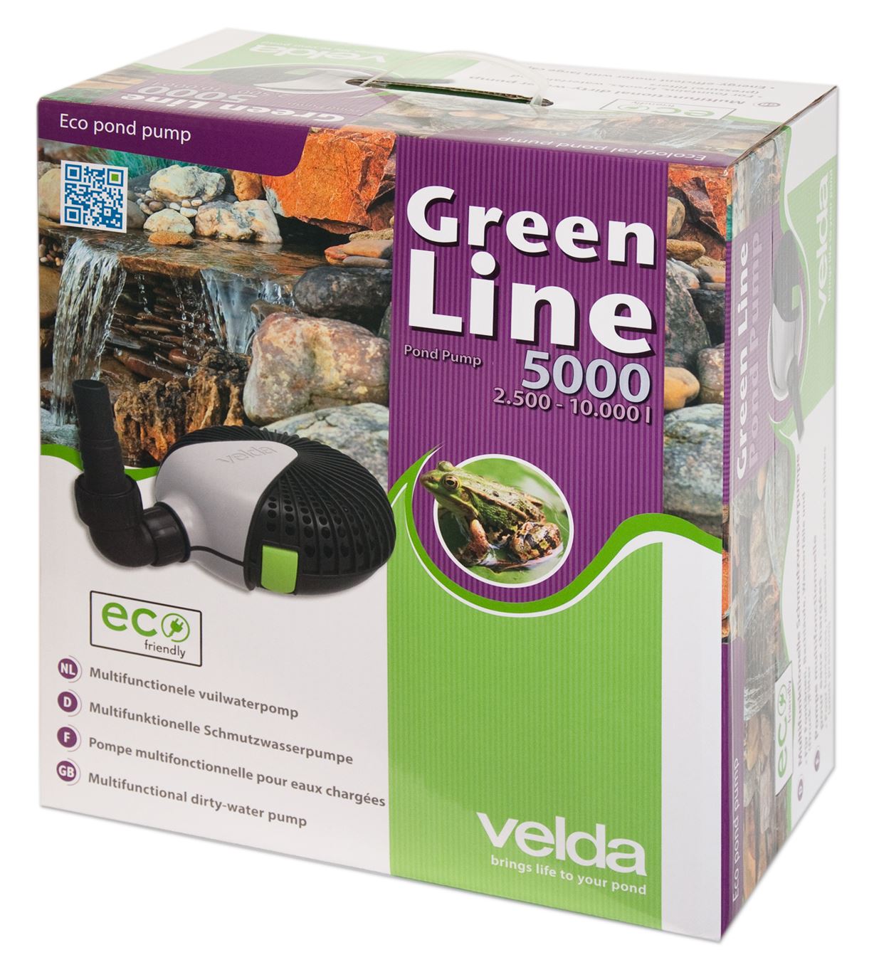 Velda Green Line 5000 - energiezuinige vijverpomp