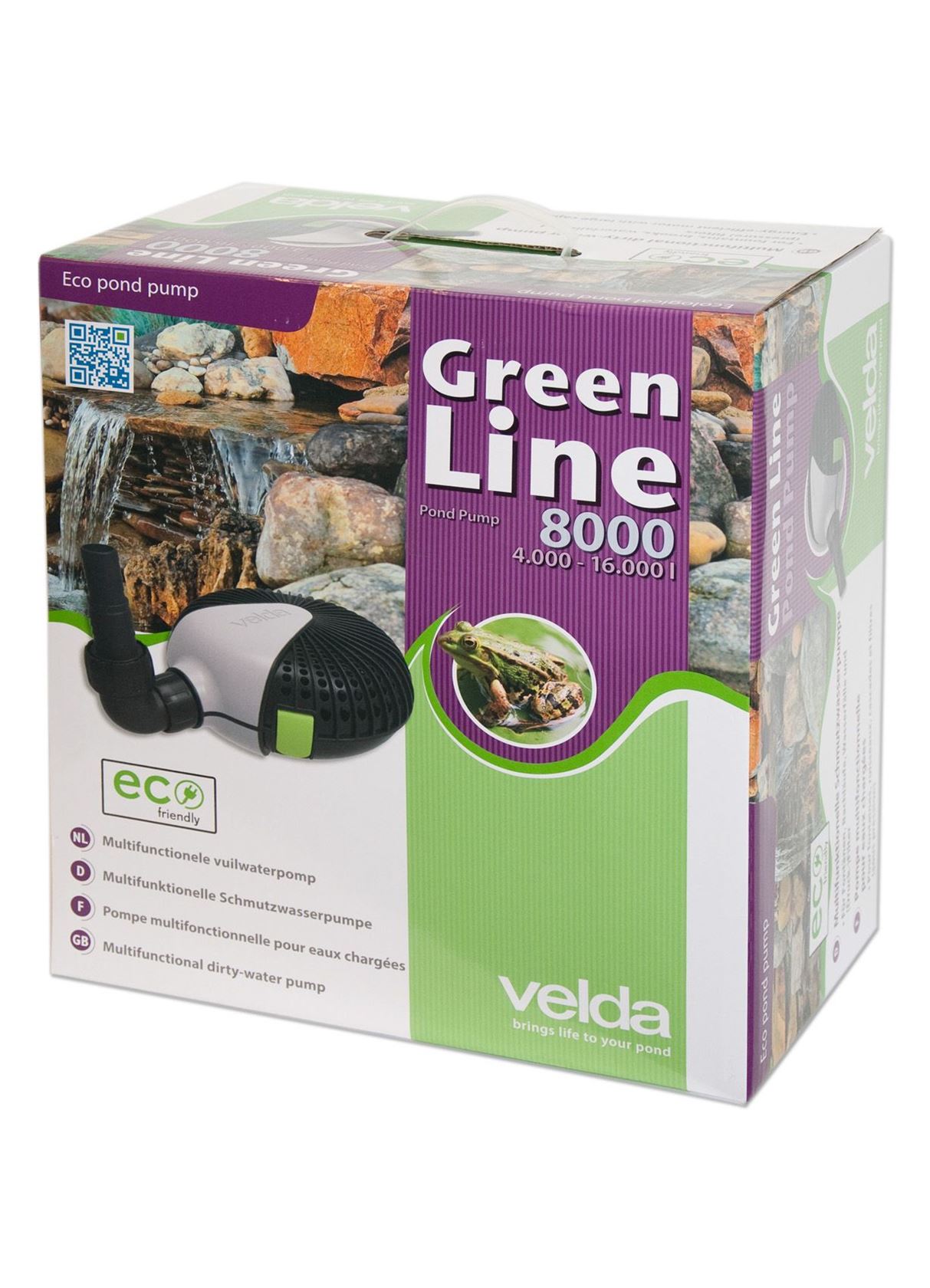 Velda Green Line 8000 - energiezuinige vijverpomp afbeelding