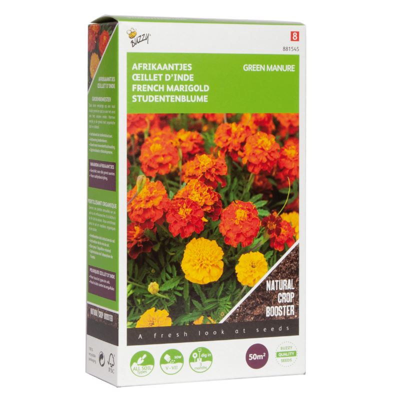 Buzzy® Groenbemester - Afrikaantjes - 50g afbeelding