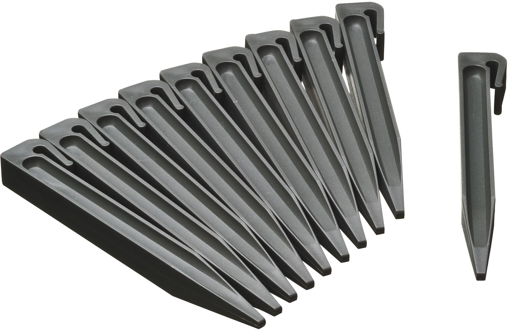 Nature Grondpen grijs H19,5cm 10x voor borderrand 6040627