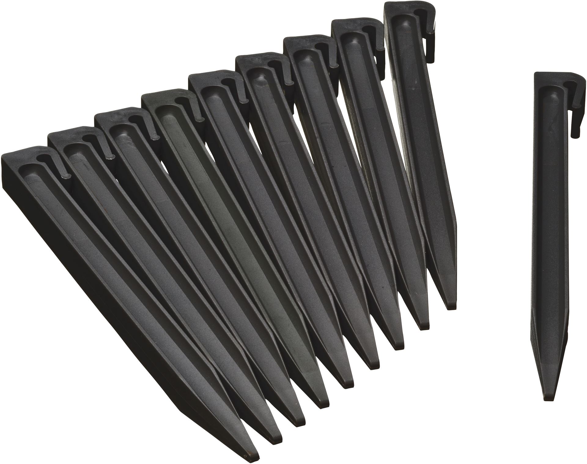 Nature grondpen zwart H26,7cm - Set van 10 stuks voor borderrand
