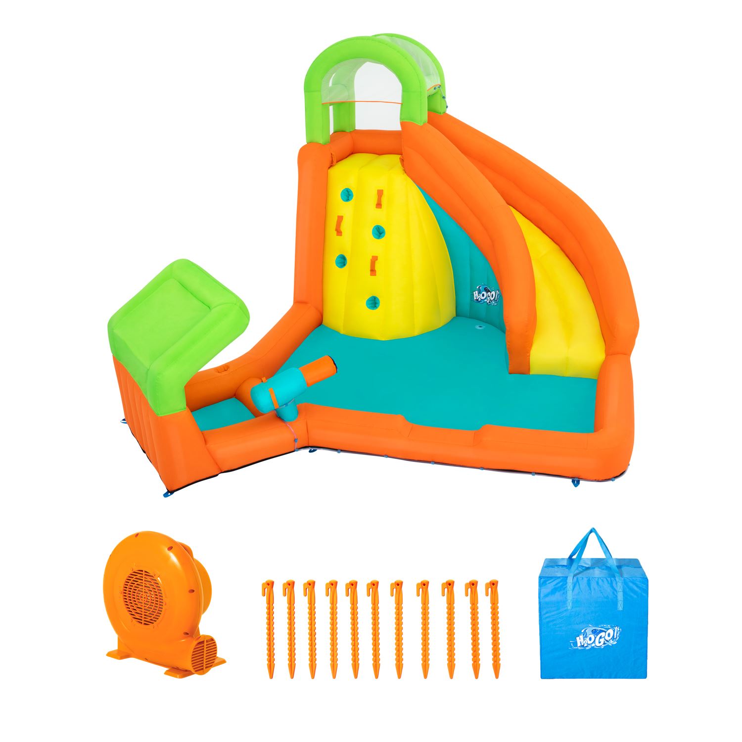Bestway opblaasbaar waterpark H2OGO! Canopy Cove - L462 x B369 x H264 cm afbeelding