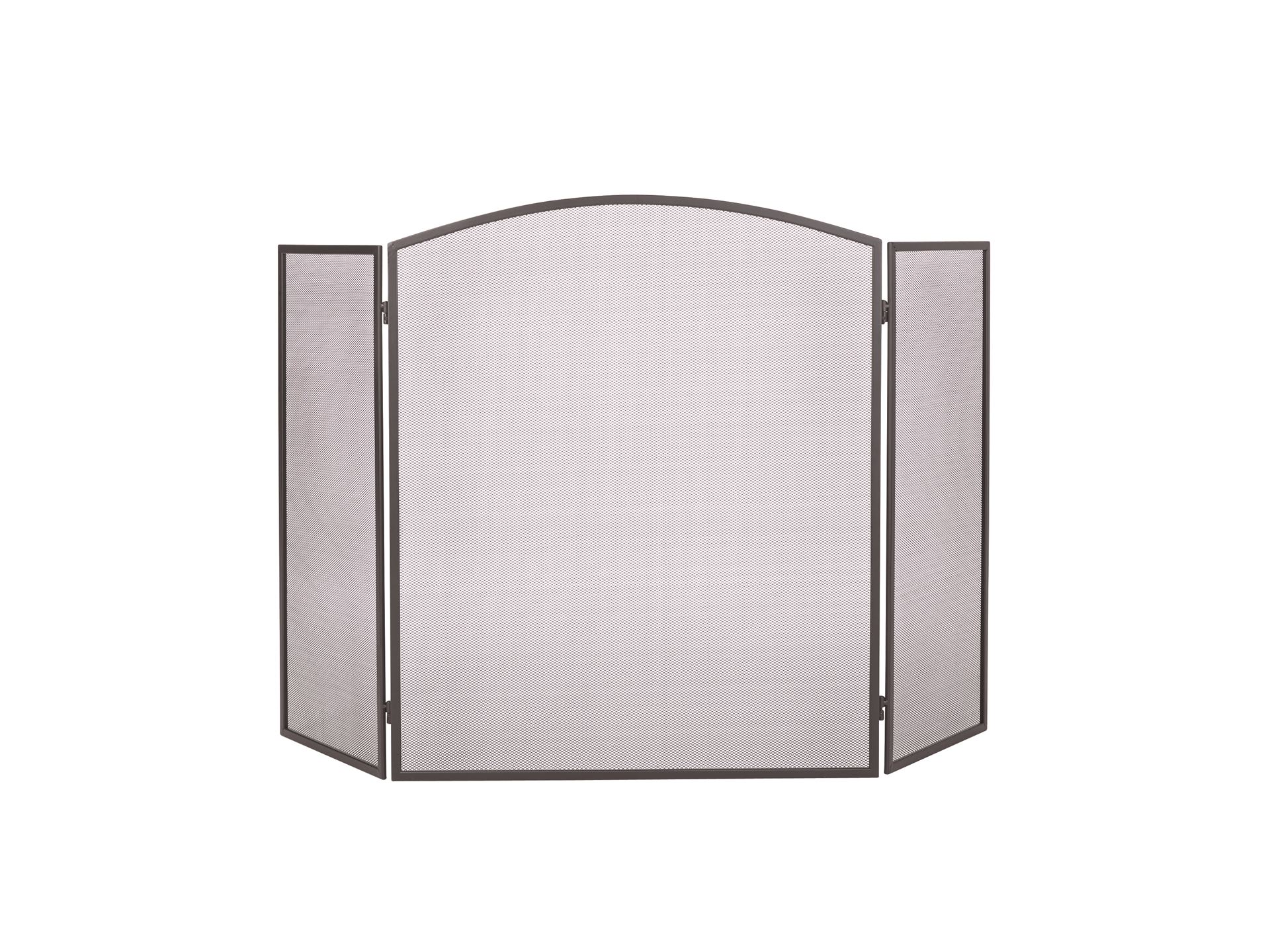 Practo Home haardscherm classic - 2 x 132 x 81 cm - Zwart afbeelding