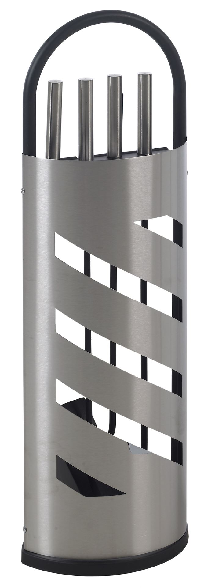 Practo Home haardset tambora - 16 x 23 x 66 cm - Inox afbeelding