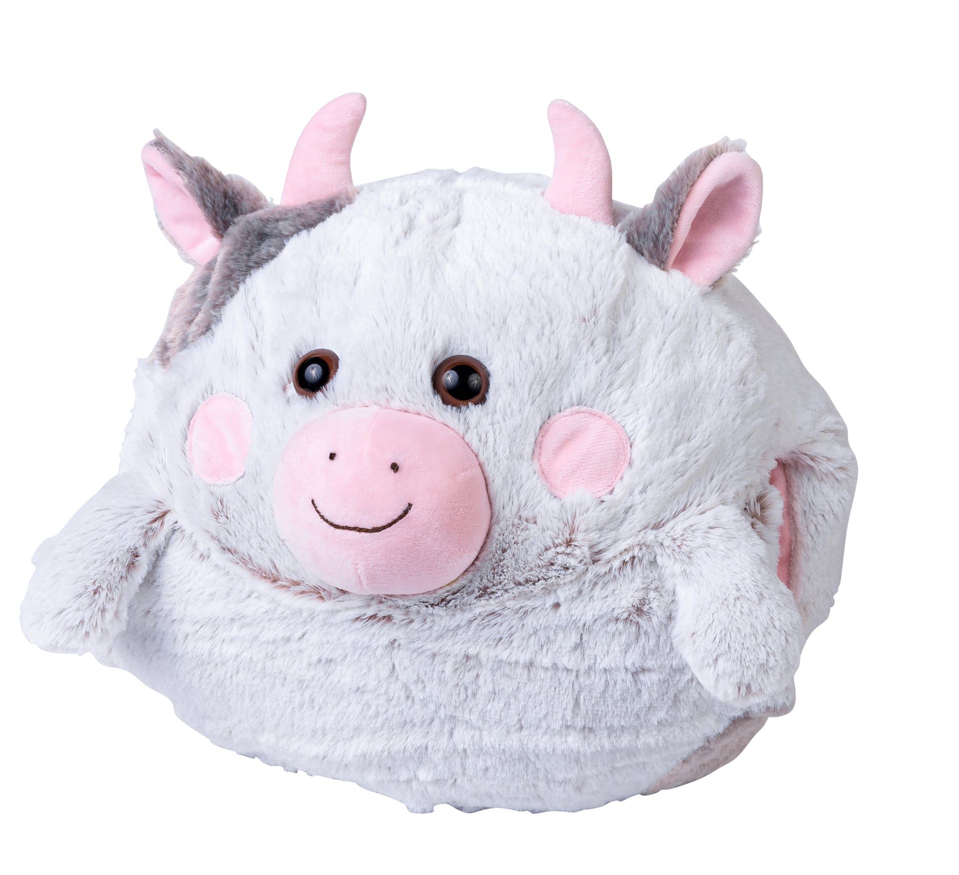 Cozy Noxxiez handwarmerén knuffel"Koe" afbeelding