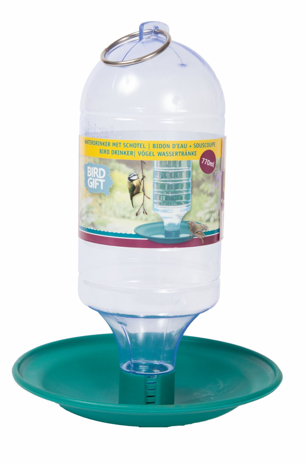 Bûten Gift - Waterdrinker met schotel voor tuinvogels - 770 ml afbeelding