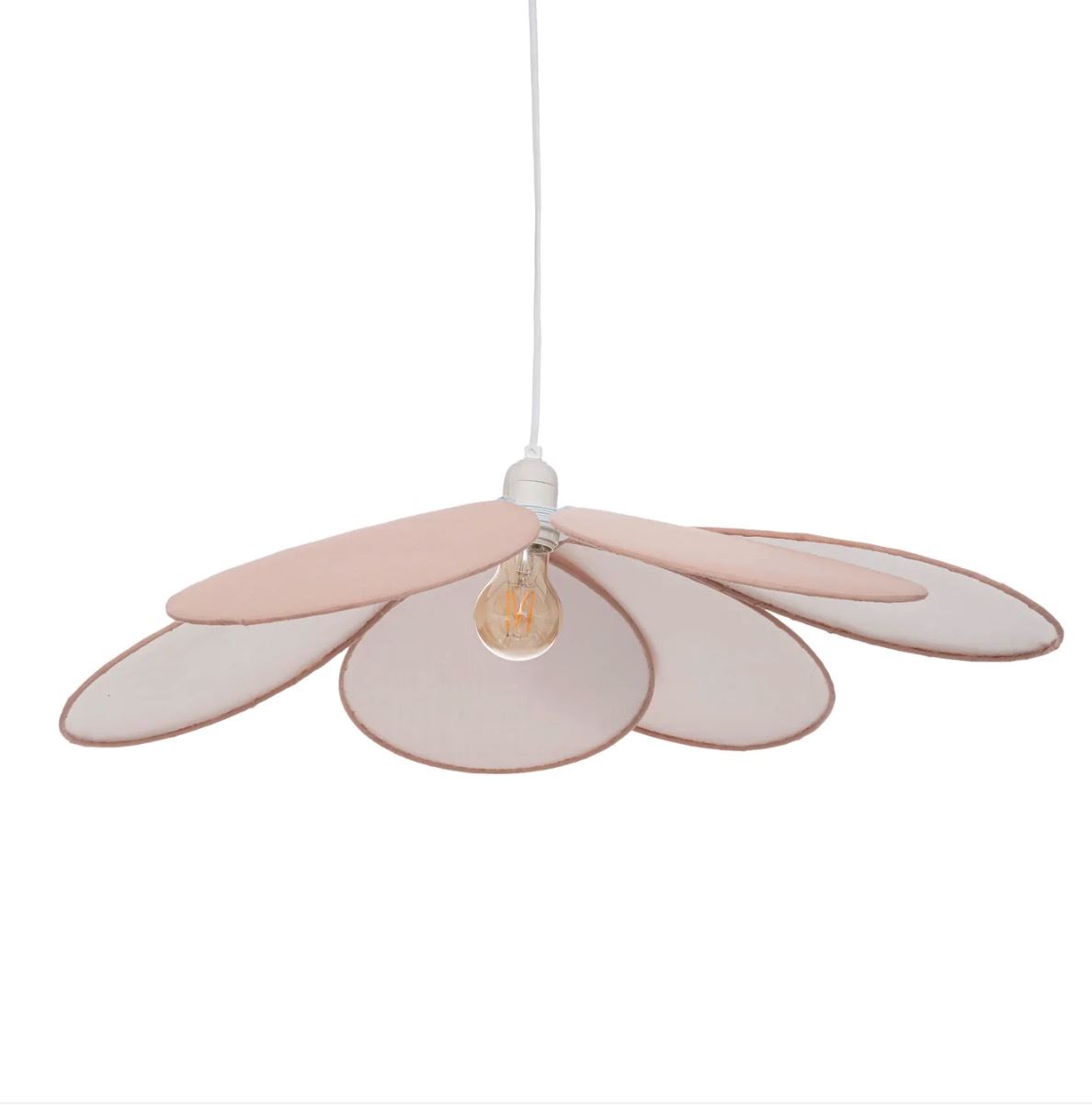 Atmosphera hanglamp in bloemvorm - Pink Petal -Ø64 x H18cm afbeelding