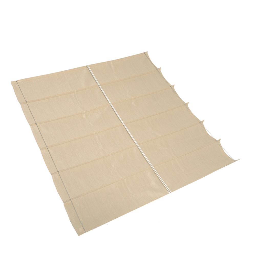Nesling schaduwdoek Coolfit - harmonica - 200 op 500 cm - gebroken wit afbeelding