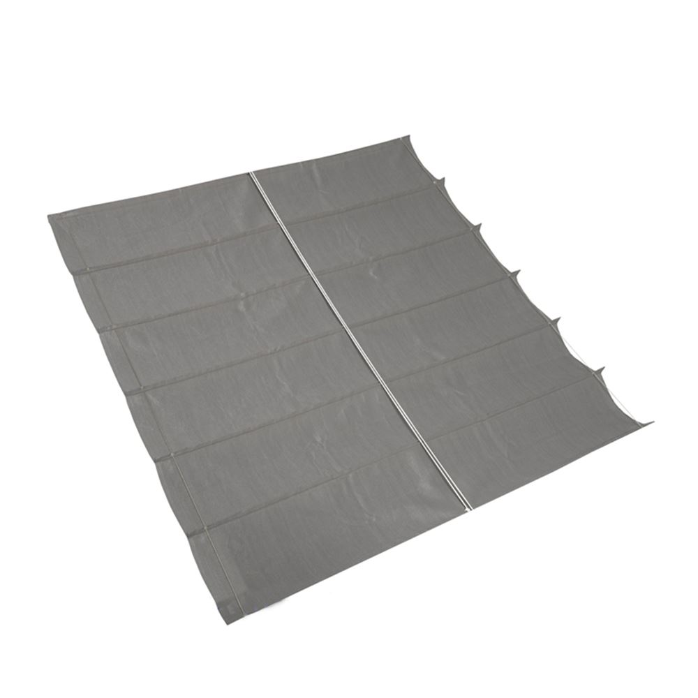 Nesling schaduwdoek Coolfit - harmonica - 370 op 500 cm - antraciet afbeelding