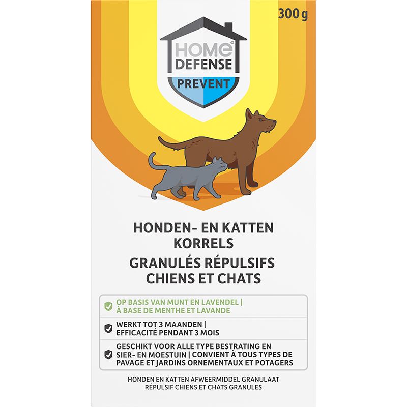 Home Defense Honden&Katten Afweermiddel Korrels - 300g - Werkt 3 Maanden - Munt&Lavendel afbeelding