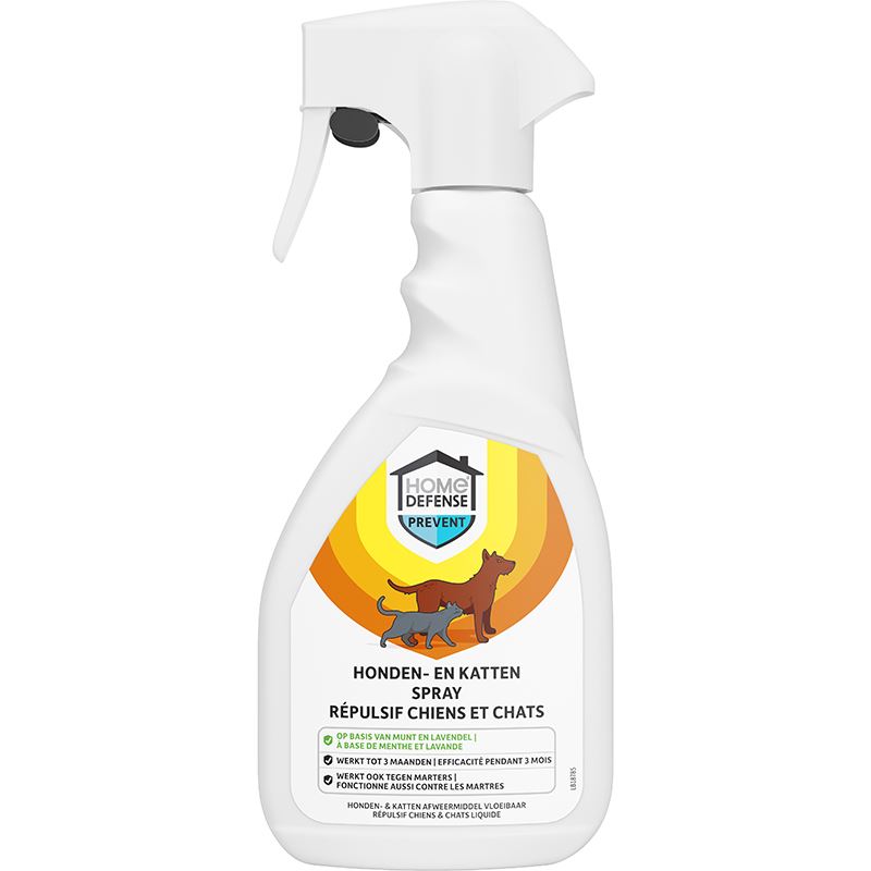 Home Defense Honden&Katten Afweermiddel Spray - 500ml - Werkt 3 Maanden - Geschikt voor 166m² afbeelding