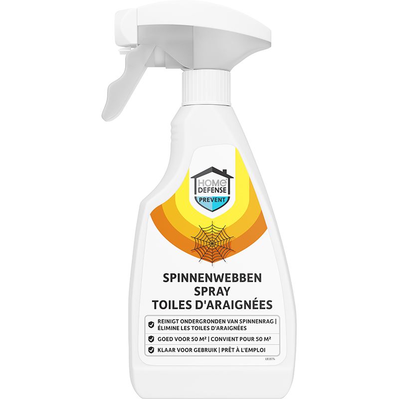 Home Defense Spinnenspray– 500ml voor 50m² – tegen spinnenwebben afbeelding