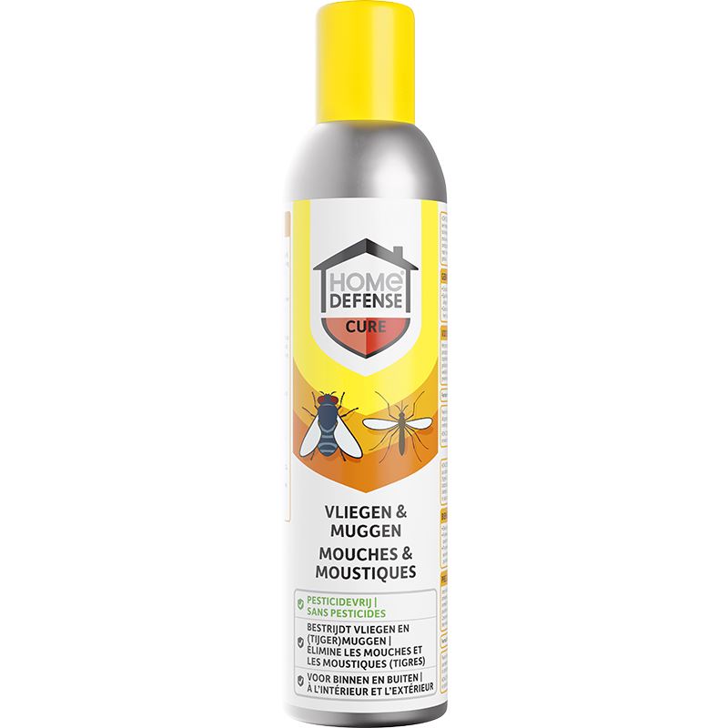 Home Defense Vliegenspray en Muggenspray - Pesticidevrij - 300ml - Voor Binnen&Buiten afbeelding