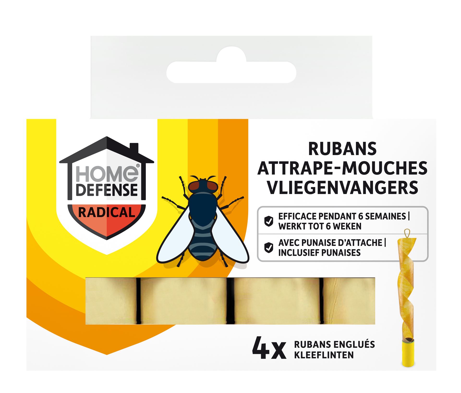 Home Defense Kleeflinten– 4 stuks – tegen vliegen afbeelding