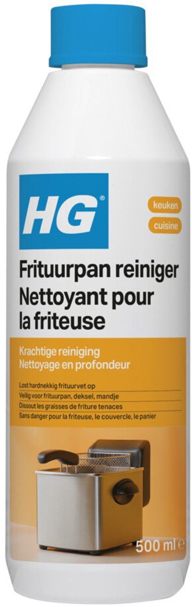 HG Frituurpanreiniger - 500ml - Tegen gestold en aangekoekt vet