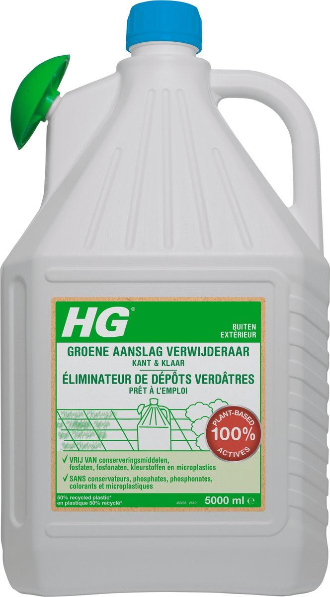 HG Groene Aanslag Reiniger Kant-en-Klaar Plantaardig - 5L - Duurzaam