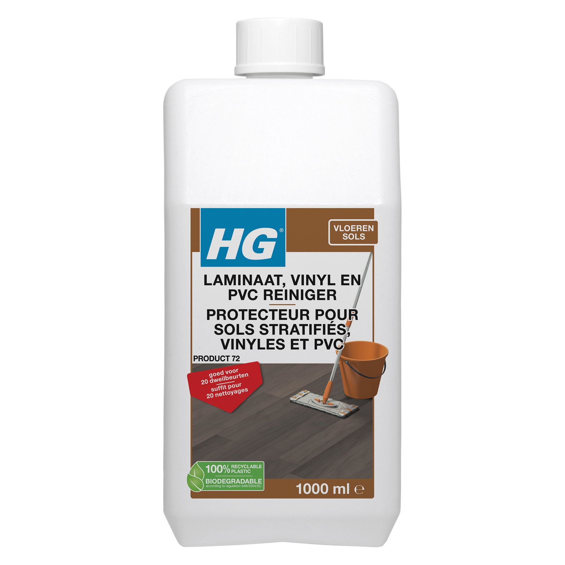 HG laminaat reiniger - 1L afbeelding