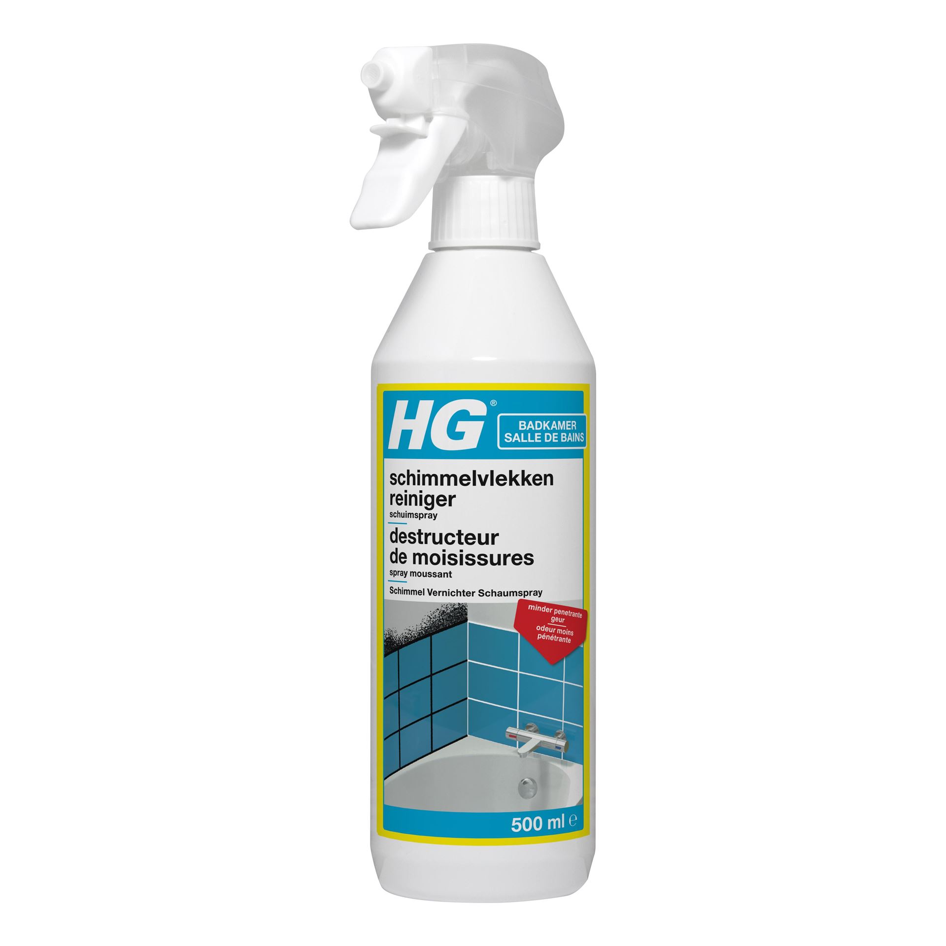 HG schimmelvlekkenreiniger met krachtige schuimspray formule - 500ML afbeelding