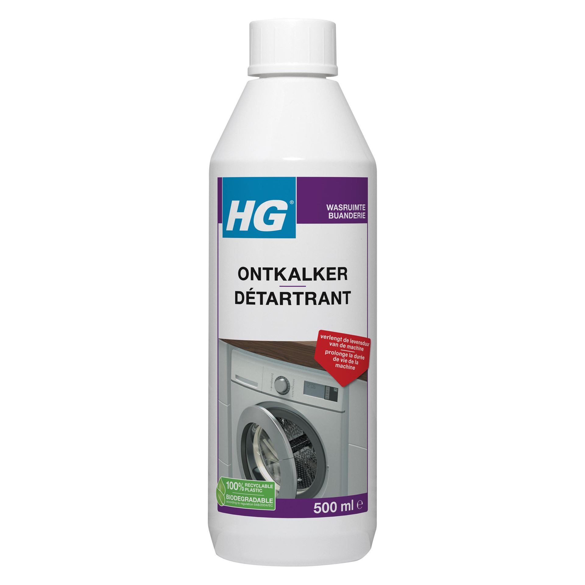 HG snel ontkalker - 500ml afbeelding