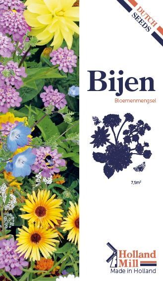 Holland Mill bloemenweide - mix voor bijen - voor 7,5m² afbeelding