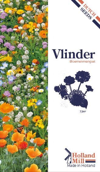 Holland Mill bloemenweide - mix voor vlinders - voor 7,5m² afbeelding