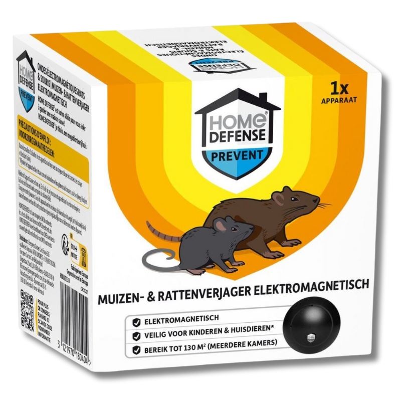 Home Defense Muizenverjager&Rattenverjager Elektromagnetisch - 130m² afbeelding