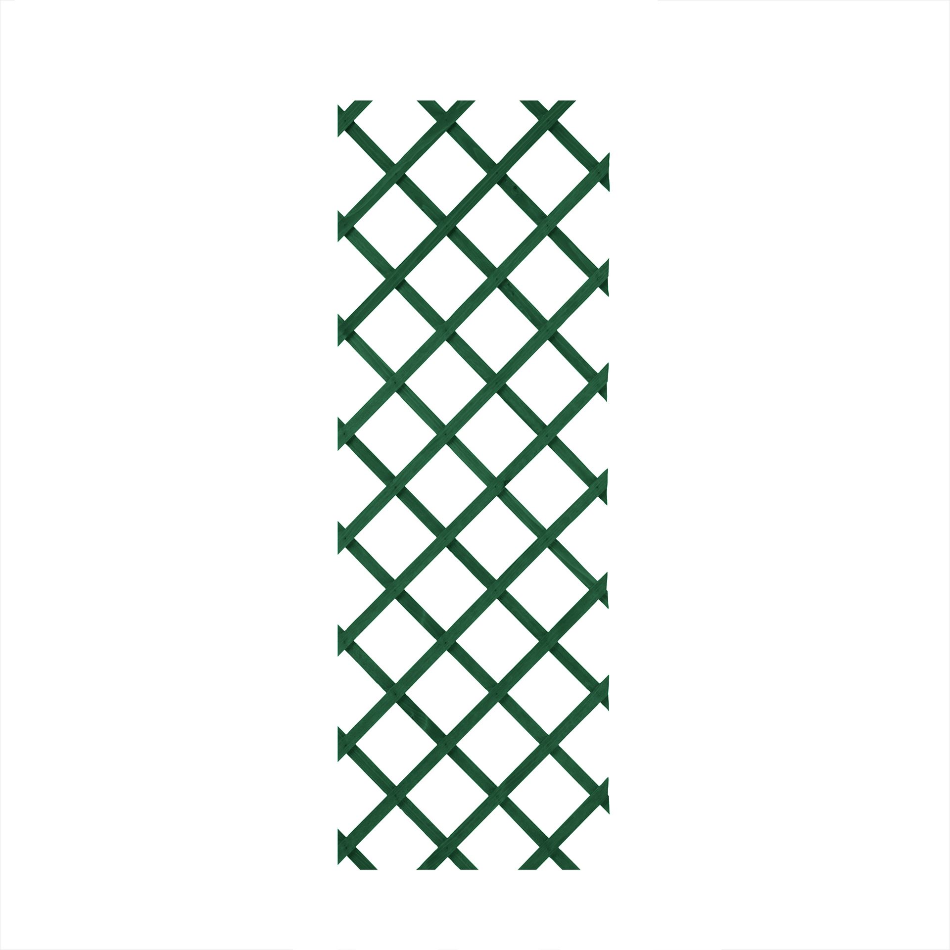Nature Houten klimrek - 50x150cm - groen - met bevestigingsset
