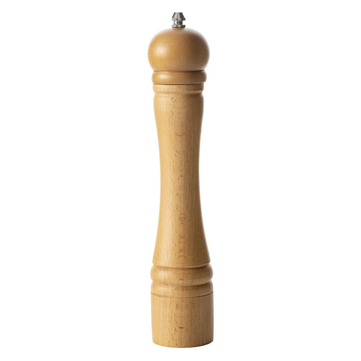 Secret de Gourmet houten peper- en zoutmolen - H30 cm