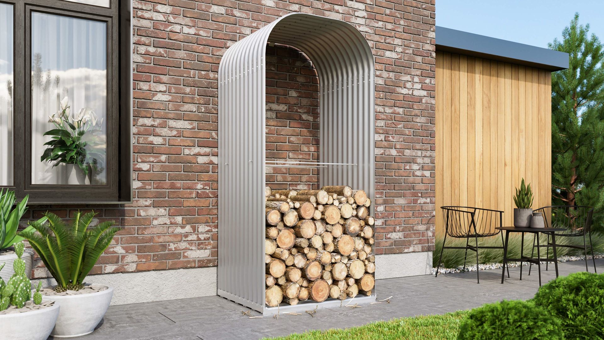 Vitavia Houtopslag Ardor 858 - hoog - wit - Houtopslag - L223,1 cm hoog afbeelding