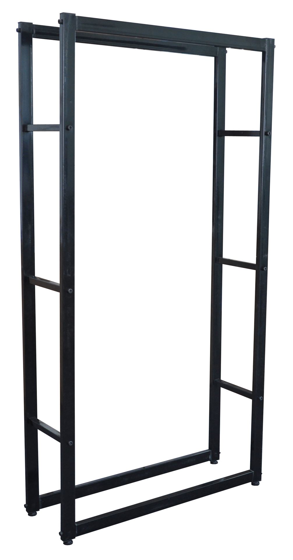 Practo Home houtopberging zwart - Haardaccessoires - 25x80x150cm afbeelding