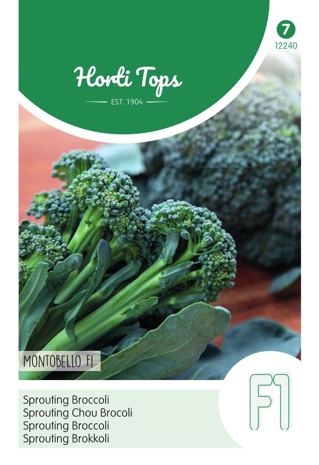 Horti Tops Broccoli zaden - Montobello afbeelding