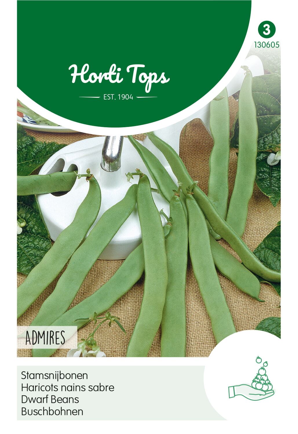 Horti Tops Stamsnijbonen Admires afbeelding