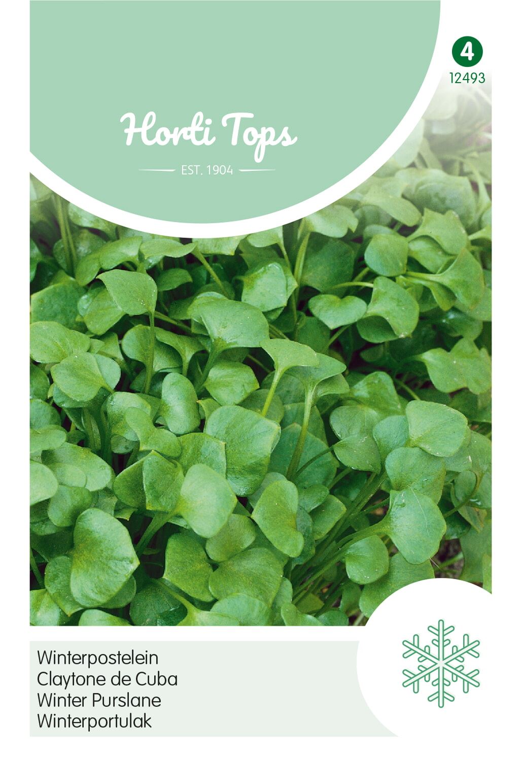 Horti Tops Winterpostelein zaden - Claytonia Perfoliata afbeelding