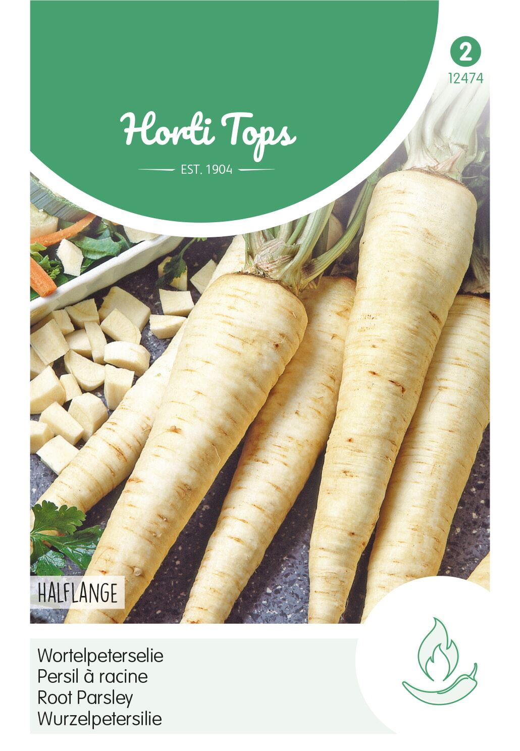Horti Tops Wortelpeterselie zaden - Halflange afbeelding