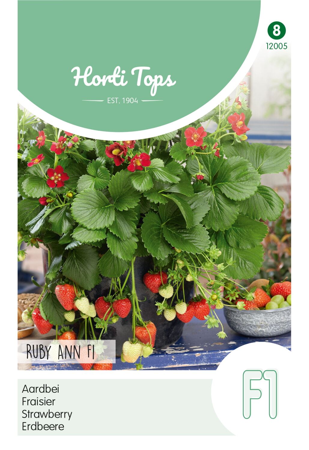 Horti Tops Aardbeien zaden - Ruby Ann F1 afbeelding