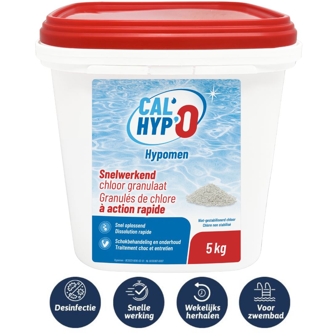 Hypomen Cal'Hypo - snelwerkend chloorgranulaat 5kg afbeelding