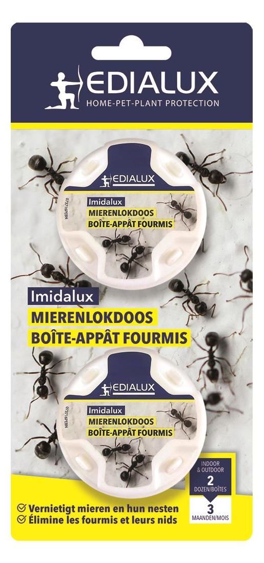 Edialux Imidalux Mierenlokdoos - 2 stuks - tegen mieren afbeelding