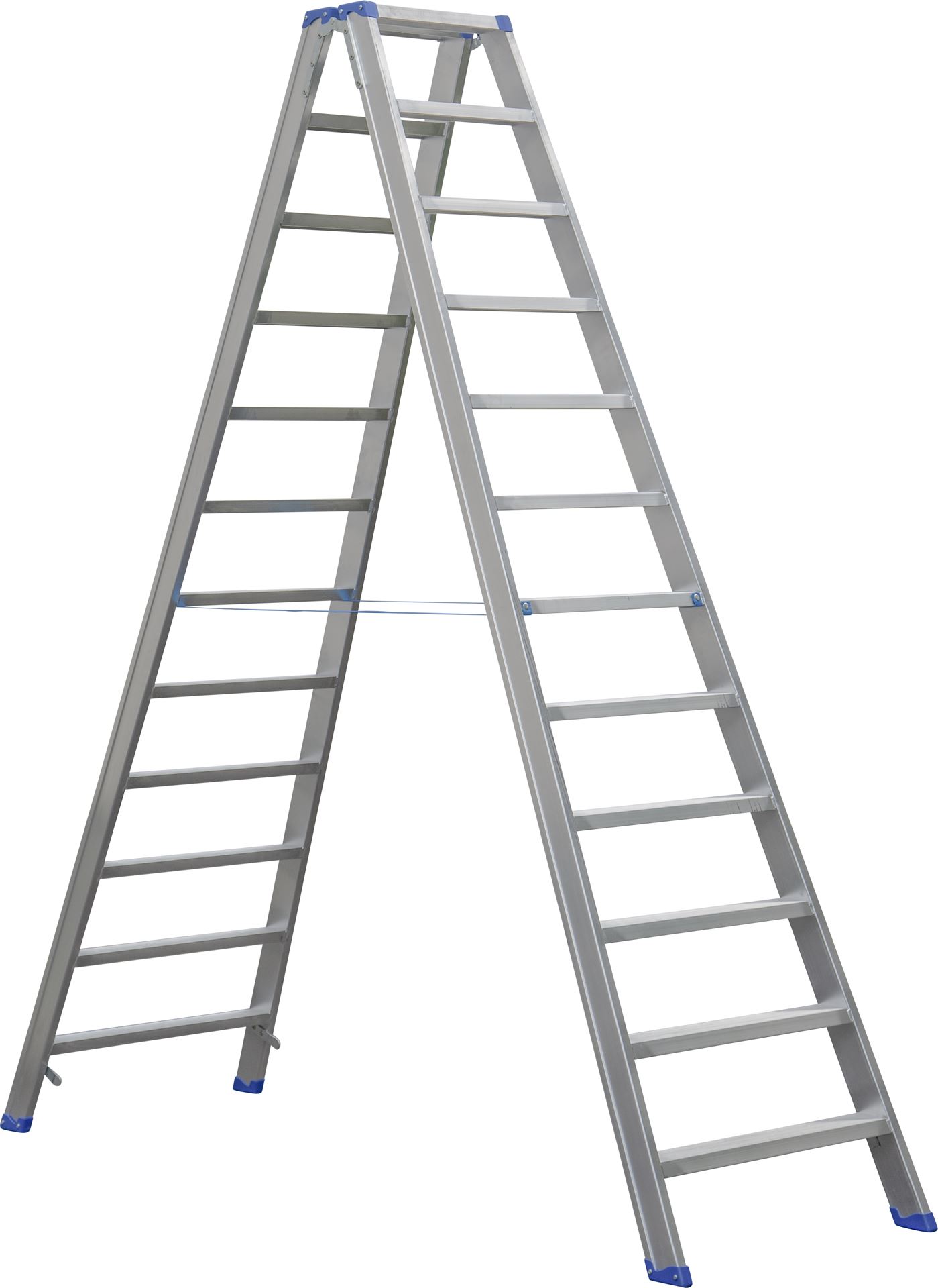 Escalo sparta duo aluminium - Industriële aluminium trapladder dubbel - 12 treden